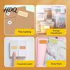 Tear Resistant Paper 3 Pack Waterproof Handwritten Label Stickers Multi-Color Synthetic Adhesive Labels Self Labels Tear-Resistant Smooth