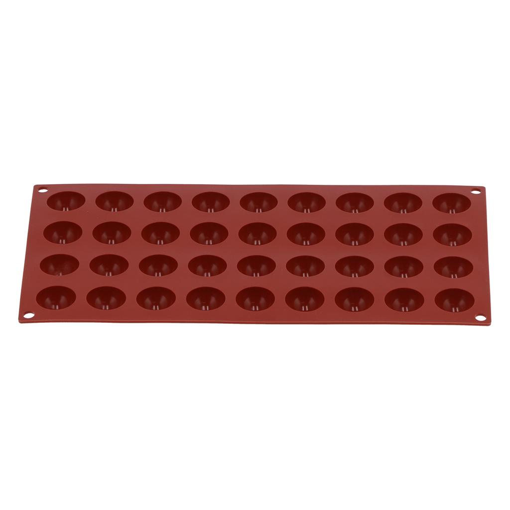 Silicone Mold Food Grade SemiSpherical Cake Mold Tray for Chocolate Soap Home Kitchen(36 Hole )