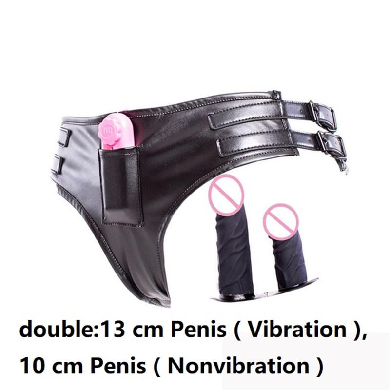Buttplug Anal Plug Silicone Sex Toys Leather Panties Inside Dildo Chastity Pants Bdsm Bondage Restraint Vibrating Chastity Belt