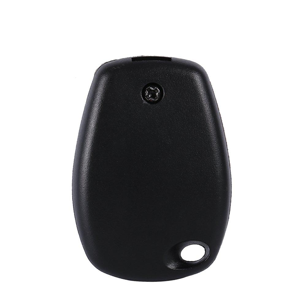 Key Shell, Remote 2 Button Key Case, Black Car Renault Kangoo Modus Master Auto Renault