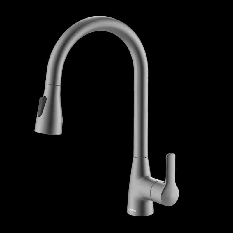 Jomoo Gun Grey Brushed Kitchen Faucet