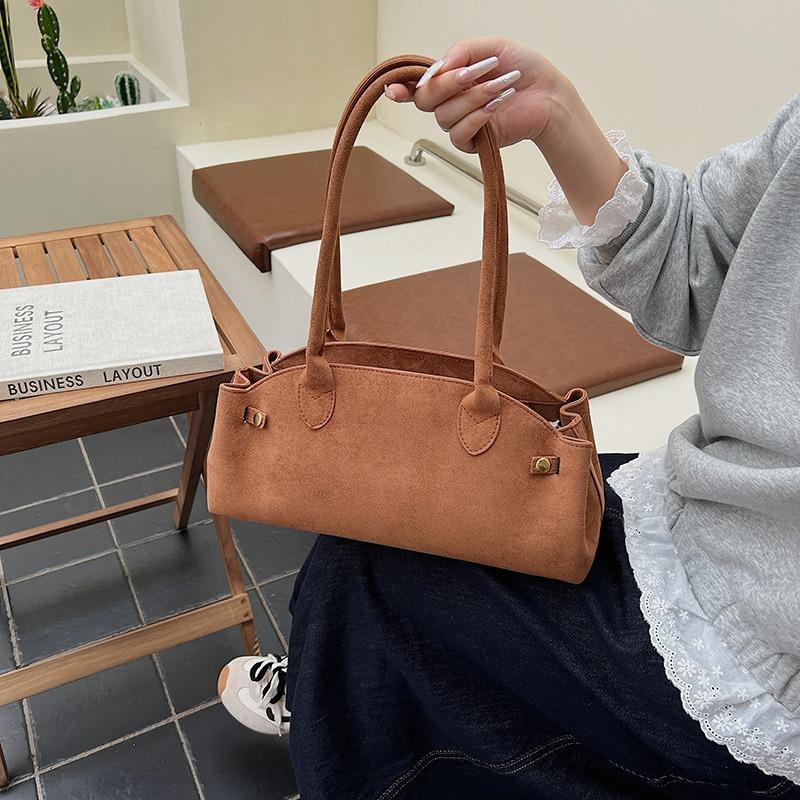 Prosta torba nowa moda na ramię torebka damska faktura popularna torebka pod pachę fala