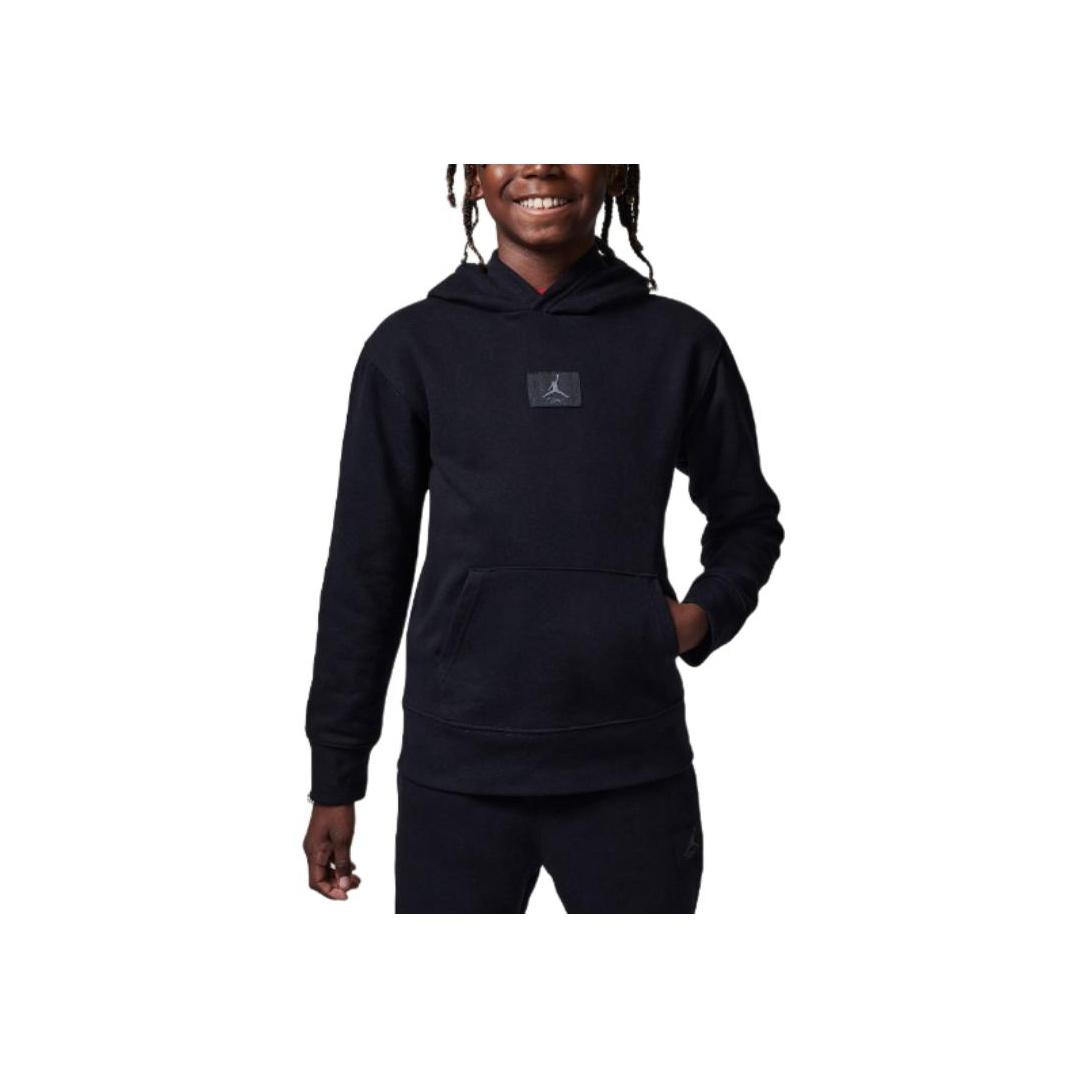 

Jordan Jumpman Flight Удобное Мягкое Гладкое Худи с Длинным Рукавом Детские худи Черный HQ7150-010 S