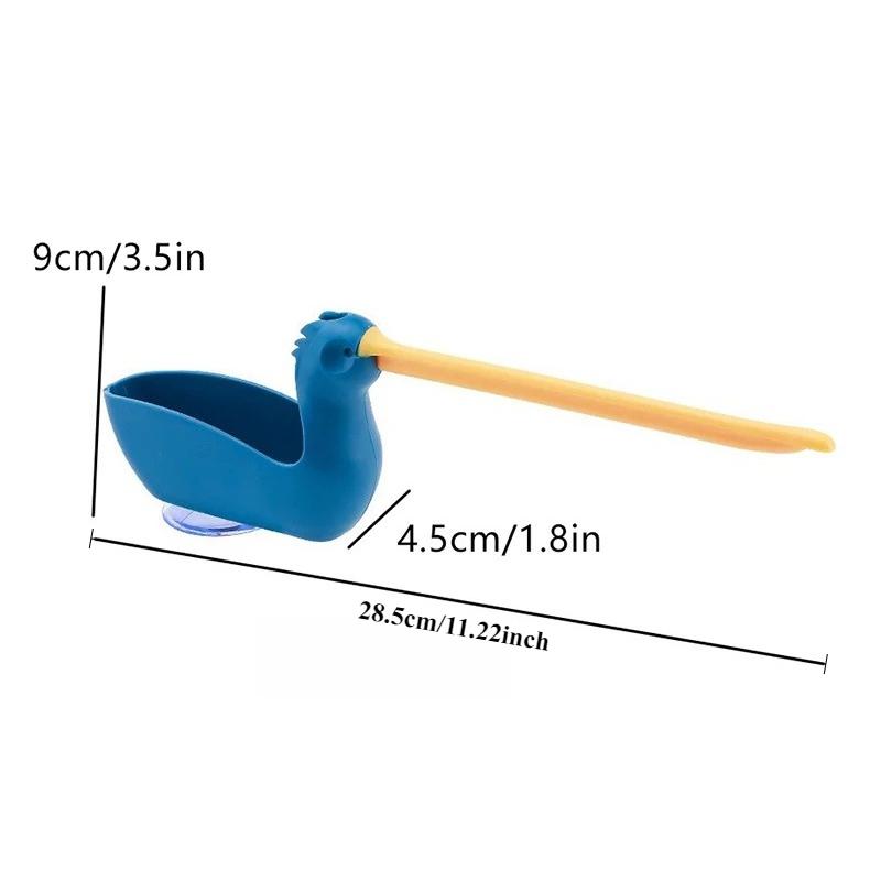 Sink Mounted Dishcloth Sponge Storage Rack, Hollow Draining Kitchen Organizer, Space-Saving Holder Perfect for Kitchen