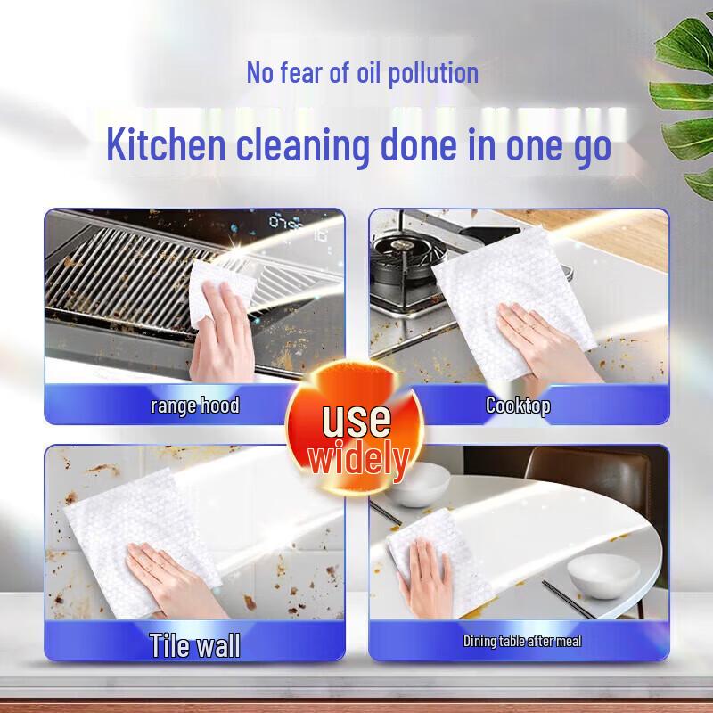 Vinda Kitchen Heavy-Duty Oil Removal Wipes