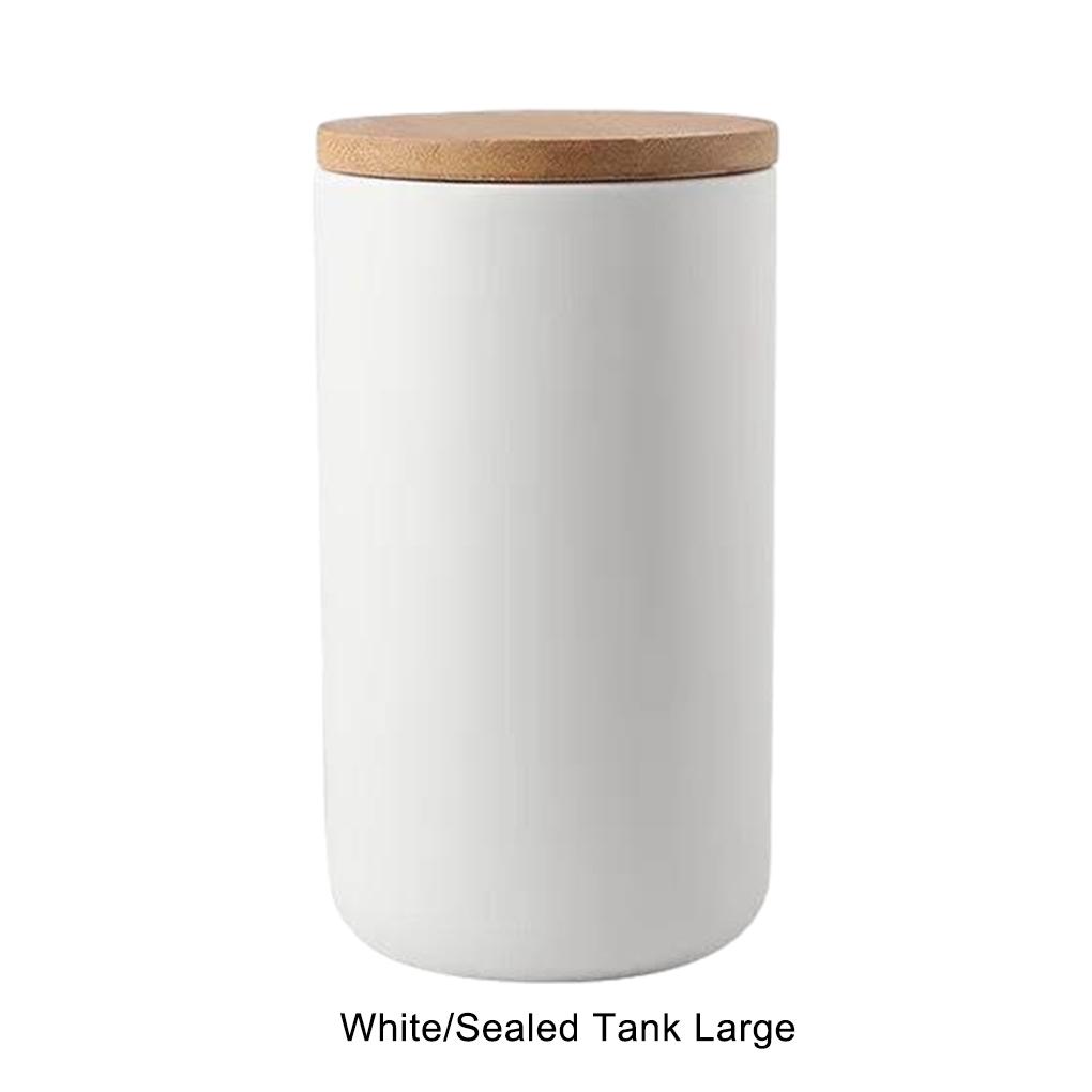 Ceramic Storage Jar Wide Application Multifunctional Non-skid Ceramic Seasoning Jars Durable