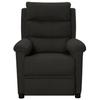 VidaXL Fauteuil inclinable Noir Tissu 342341