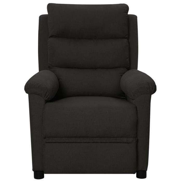 VidaXL Recliner Armchair Black Fabric 342341