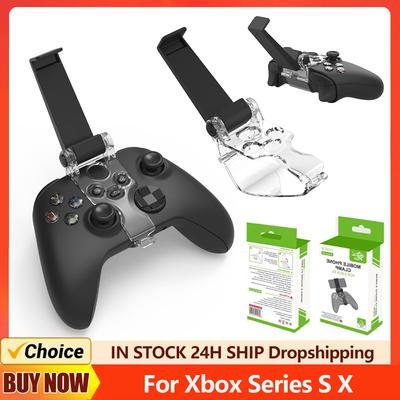 Pre bezdrôtový ovládač Xbox Držiak na telefón Pre ovládač Xbox Series S X Skladací držiak Svorka Klip Stojan Nastaviteľný držiak