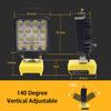 Flashlights Portable Work Light For De-walt For Workshop Camping LED WorkLight Torch Battery Black Flood Light