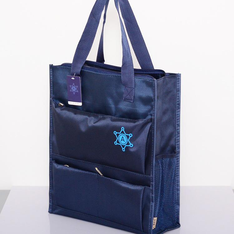 Orta ve Lise Erkekleri İçin Su Geçirmez Kanvas Büyük Kapasiteli Tote Çanta