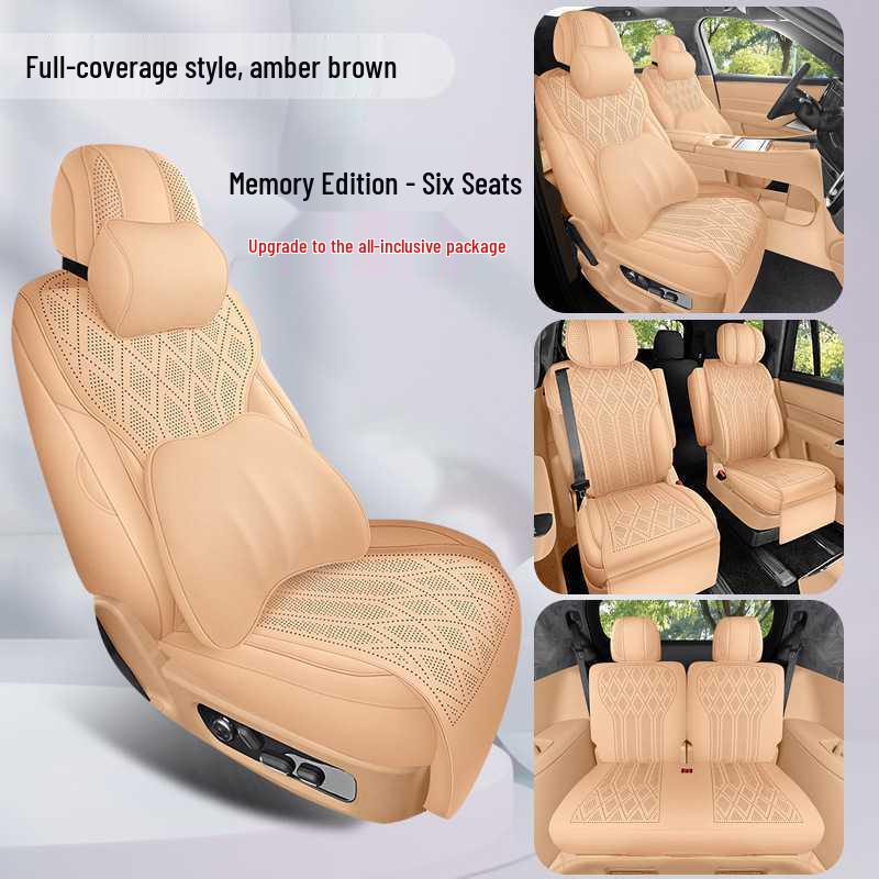 AITO M9 Suede Seat Cushions, Fit for 25 Models, All-Season, Suitable for Five/Six-Seater Cars - Car Accessories