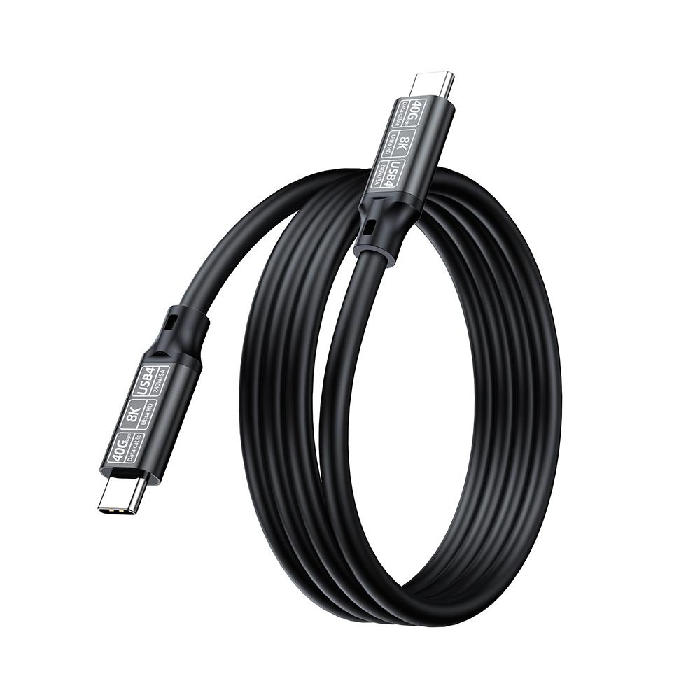 USB 4 Cable 40Gbps Data Cable 8K 60Hz Video Cord 5A 240W PD Fast Charging USB Type C Cable 3.2 Compatible With Thunderbolt 4 3