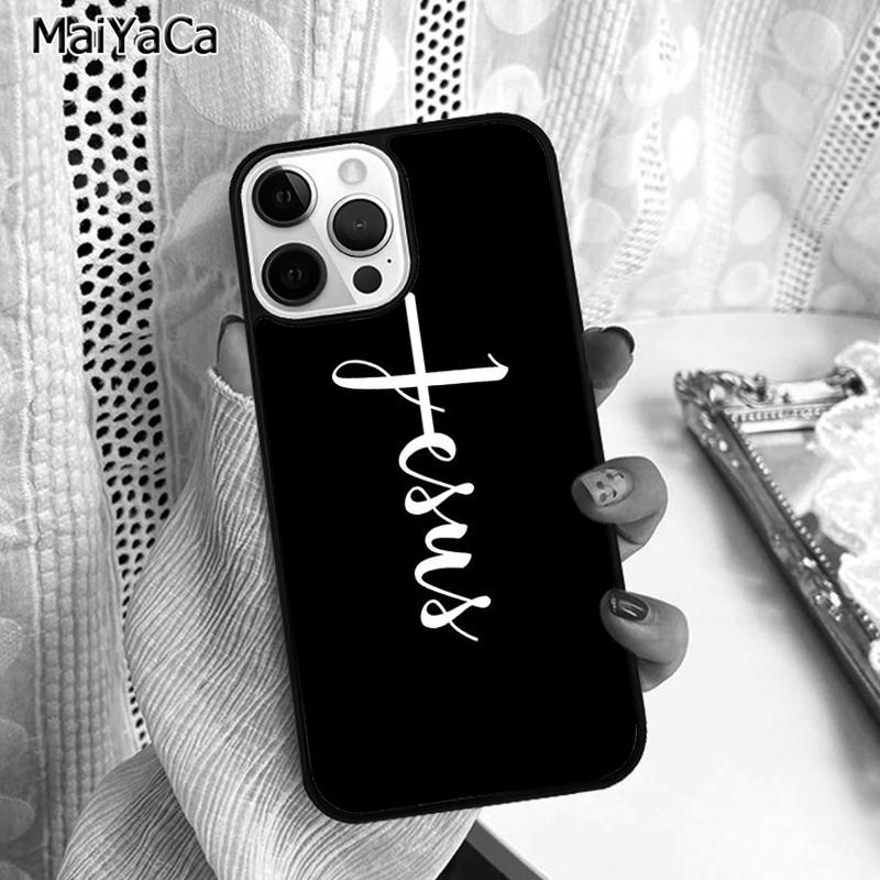 Bible Jesus Christ Christian Quotes Phone Case Cover For iPhone 17 Air 16 16e 15 Plus 11 12 13 14 Pro Max Coque