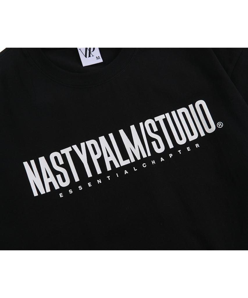 NP STUDIO Basic Studio Logo T-Shirt Black