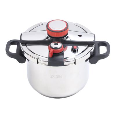 Olla a presión 2 velocidades Acero inoxidable 304 Mango plegable Olla para cocinar a presión para inducción gas