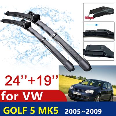 For Volkswagen VW Golf 5 MK5 Golf V Rabbit 1K GTI 2004~2009 Car Wiper Blade  Front Windscreen Windshield Wipers Car Accessories