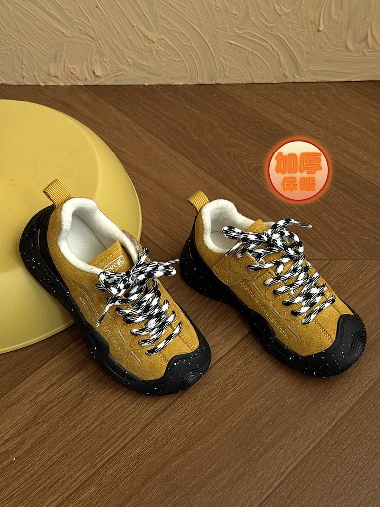 XSHX Yamano Outdoor | Boys and girls professional outdoor autumn and winter cow suede Velcro non-slip breathable warm