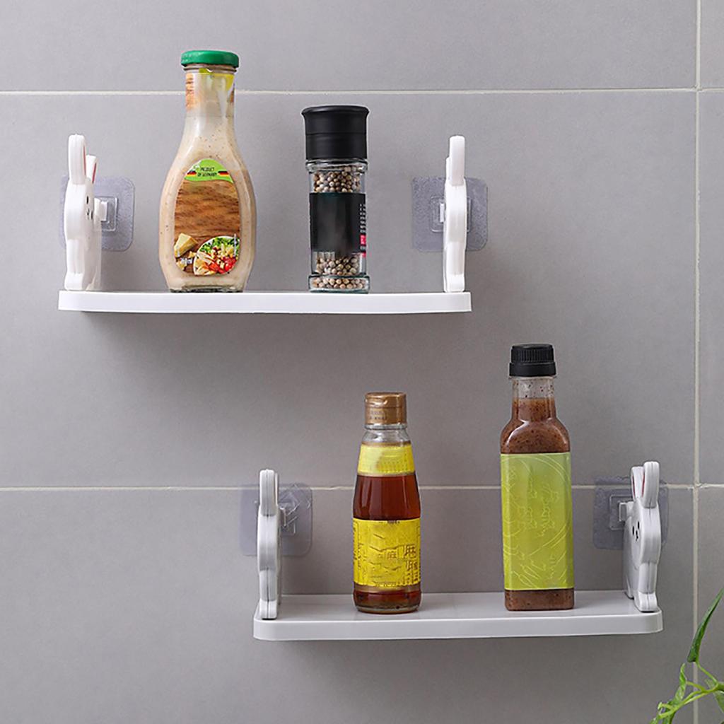 Easter Bunny Storage Rack, Bathroom Storage Rack, Non Perforated Multifunctional Kitchen Wall Mounted Storage Rack