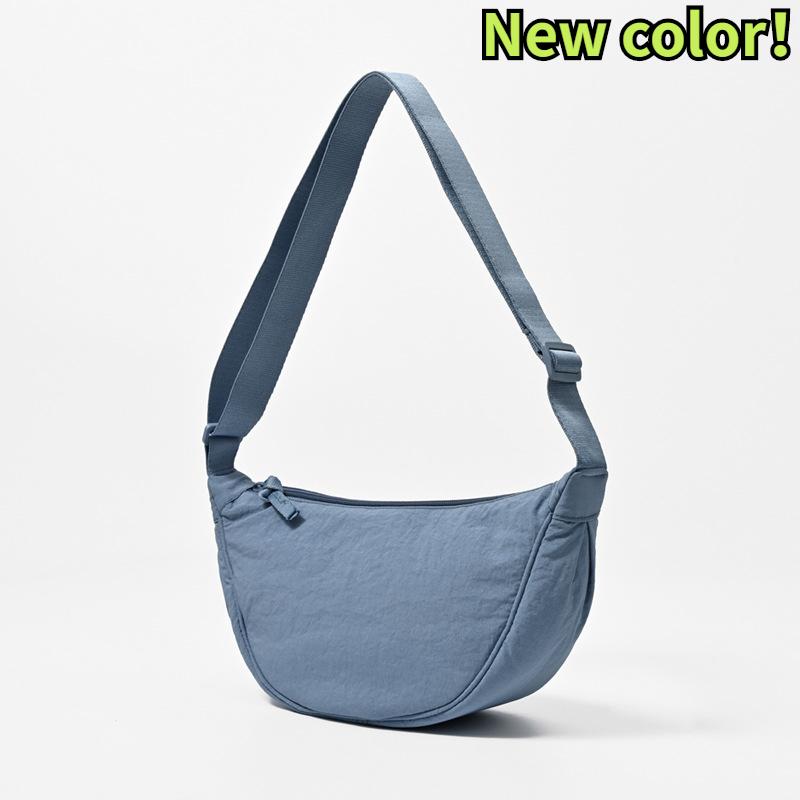 Nyl Hobos Women's Shoulder Dumpling Bag Large Capacity Travel Crossbody Half Mo Bags Outdoor Phe Pouch Handbags Wholesale