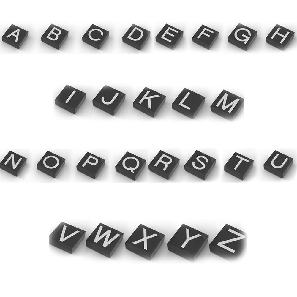 MOC 3070bpb009 Alphabet A-Z Building Blocks Set Lore 3070 Education Printed 26 Letters Bricks Toy For Children Kid Birthday Gift