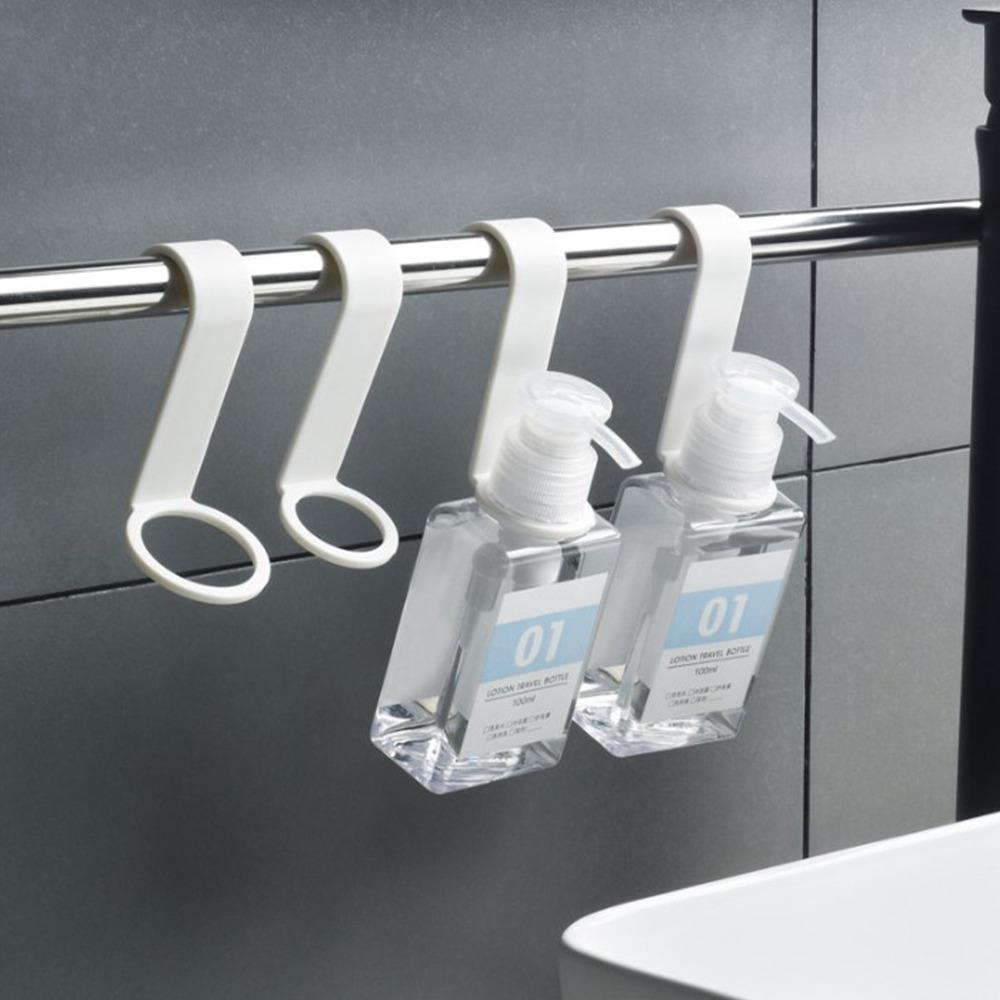 8 PCS No Drilling Required Bathroom Storage Hanger Multipurpose Organizer Hook Bathroom Kitchen