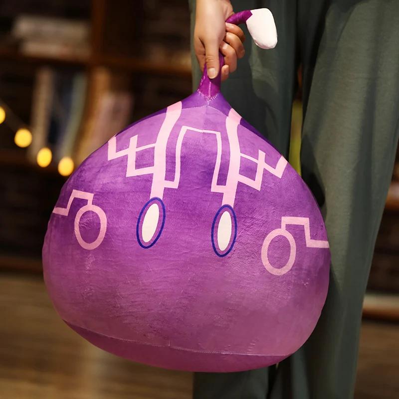 1pc 35/45cm Genshin Impact Plush Slime Pillow Toys Genshin Impact Elemental Slime Plush Cushion Stuffed Soft Plushie Dolls
