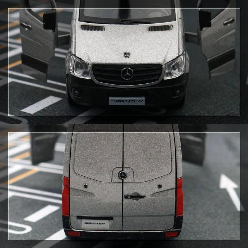 1/36 Mercedes-Benz Sprinter MPV Dodávka na hraní pro děti RMZ City 1:36 Diecast Miniaturní model auta Pull Back Collection Gift Kid