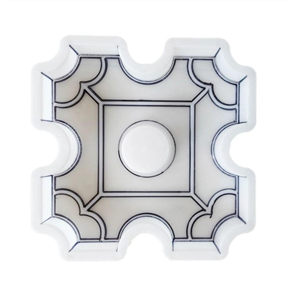 1Pcs 9 Holes Hollow Grass Paving Brick Mould Concrete Path Maker Mold For Lawn Patio Yard Garden
