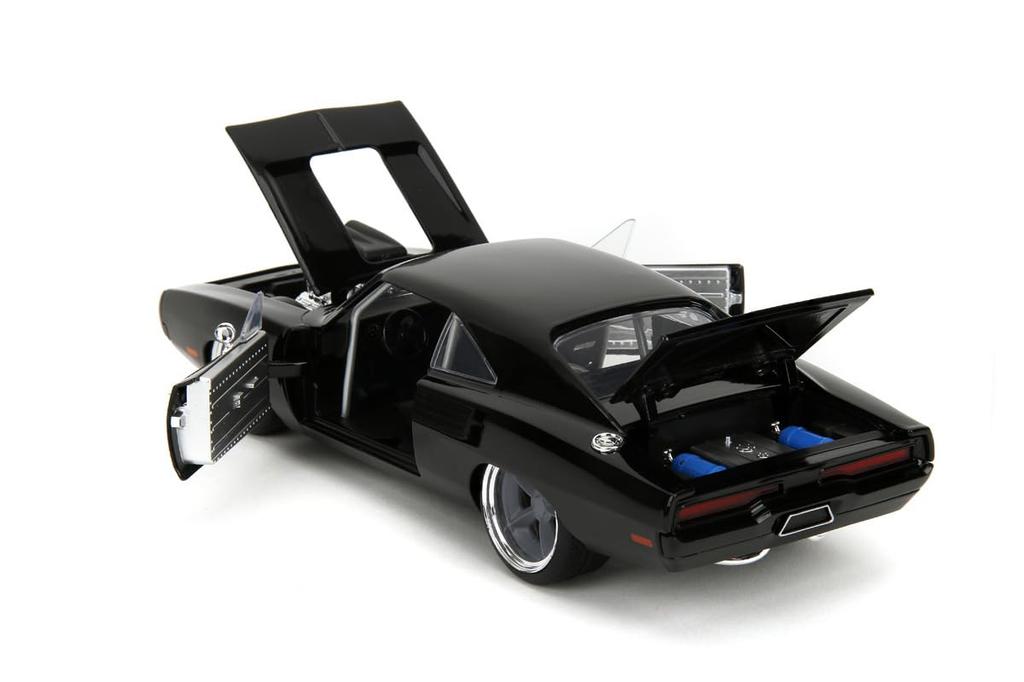 Jada Toys Fast & Furious Series 1/24 Scale Fast X Dodge Charger R/T Black (Dominic) Finished Model JADA34918