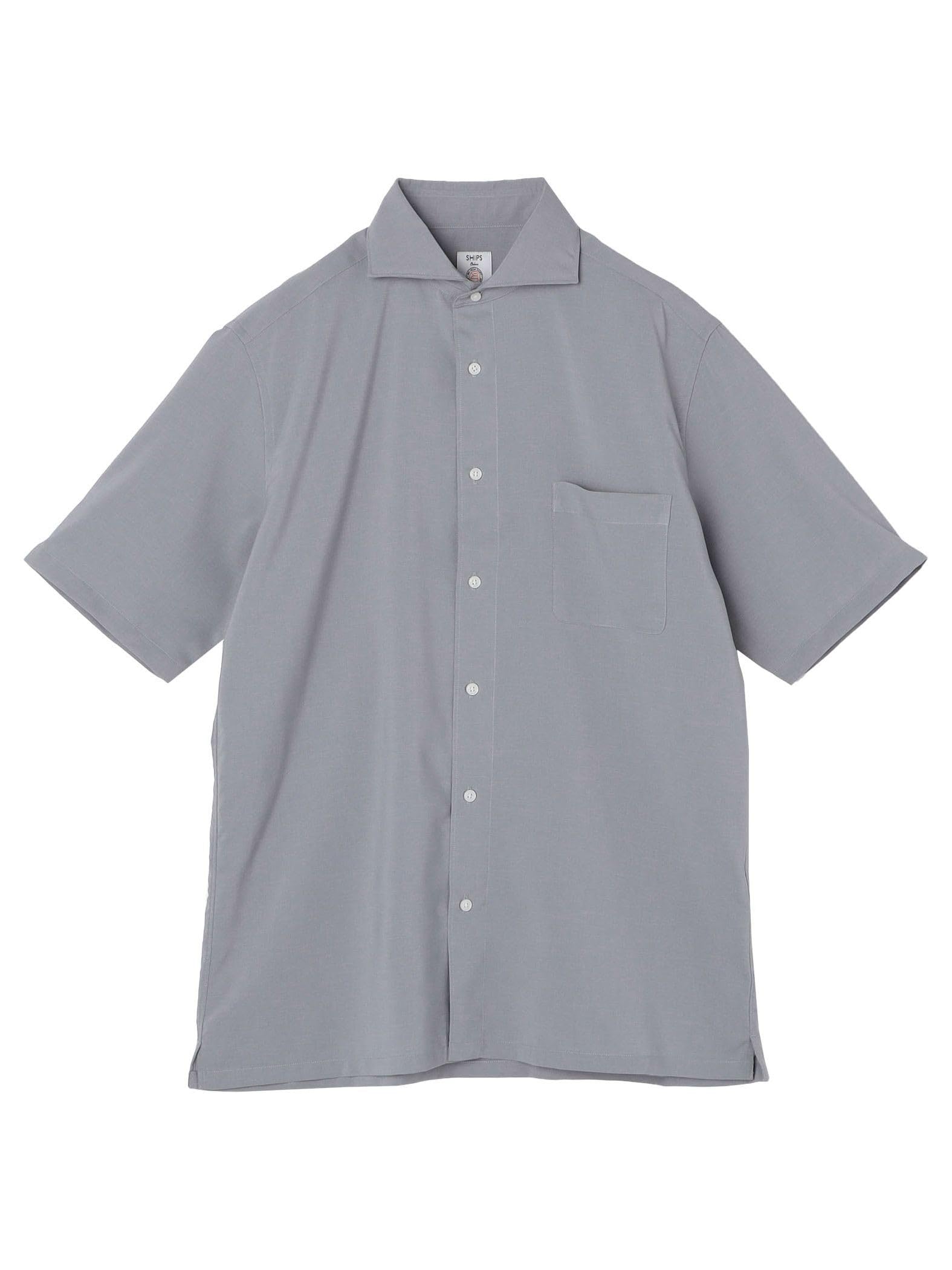 

SHIPS Colors: No-Iron Wool-Like Wide Collar Short Sleeve Shirt, Gray, Size 211530012, X-Large