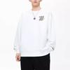Anta Life Series Printed Letter Round Neck Pullover Sweatshirt Unisex Sweatshirt Paper-White 172348701-1