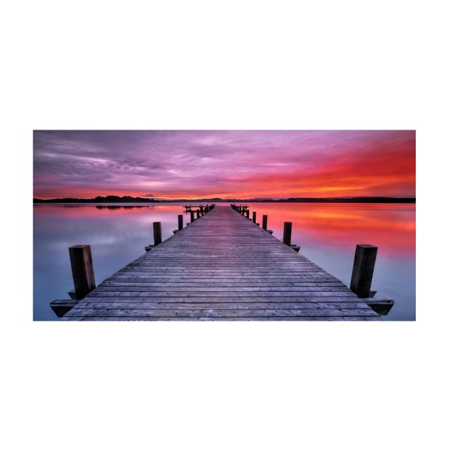 Sea Beach Bridge Posters And Prints Landscape Pictures Canvas Painting Modern Home Decor Wall Art For Living Room Sunset Cuadros