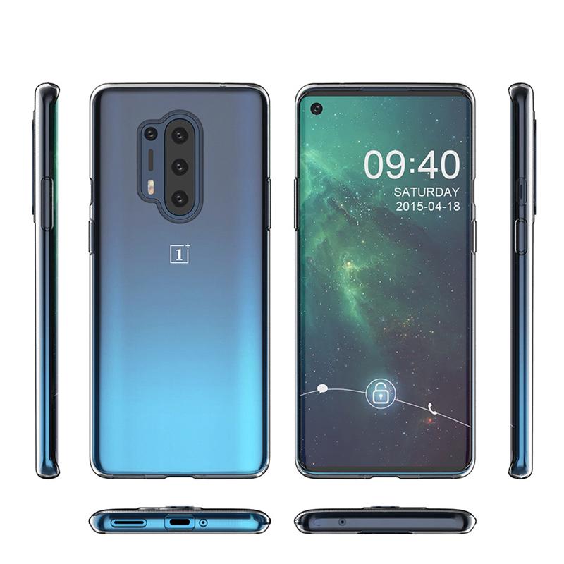 For OnePlus 8 OnePlus8 Pro 1+8 Slim Crystal Clear Soft TPU Back Case Protection Protect Cover