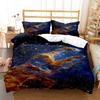 Space Star Bedding Set 2-3Pcs Bedroom Quilt Cover Set Single Double Size Polyester Duvet Cover Pillowcase for Adult Boy Girl