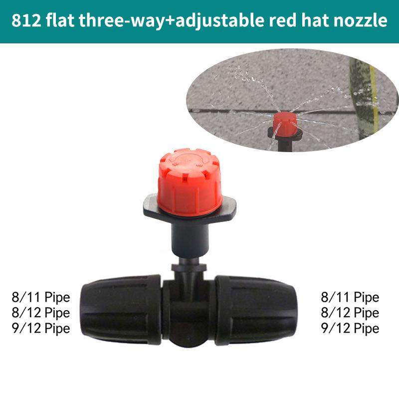 Hanging Misting Nozzle Fog Nozzle Hanging Anti Drip Misting Sprinkler Kits For 8/11 Hoses Mist Water Sprayer