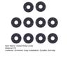 10 Pcs Guitar Strap Locks PE Guitar Strap Blocks Safety Lock Protector for Bass Ukulele Acoustic Electric Guitar Accessories