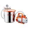 110L/min Single Stage Vacuum Pump 11.36L Stainless Steel Degassing Chamber