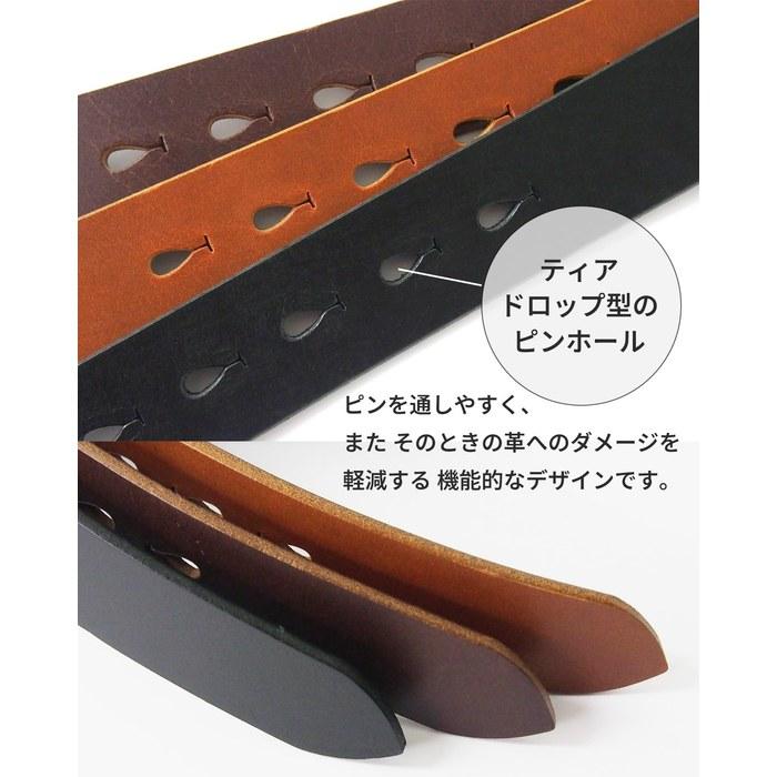 [KOGUMA BELT] Belt Genuine Leather Made In Japan Casual Leather Belt Buffalo Nume Pull-up KGMCB-0060 (Ink Black) Approx. 93cm-103cm