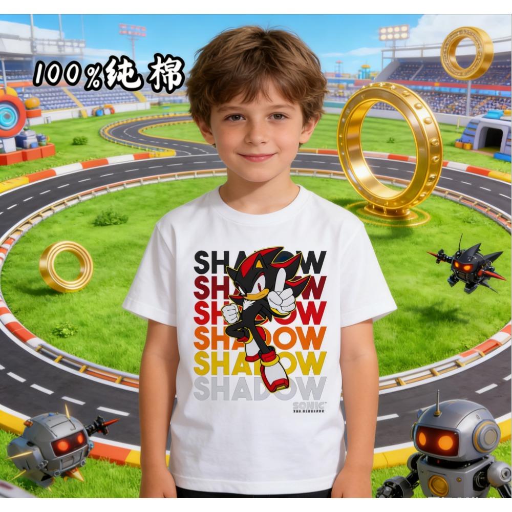 Summer Printed Casual Loose Short-sleeved T-shirt Cute Children s Short-sleeved 110