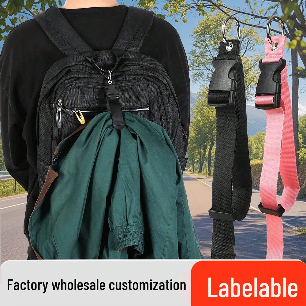 Portable Travel Luggage Strap with Carabiner Hook
