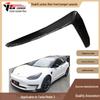2019-IN Tesla Model 3 C Style Carbon Fiber Front Air Intake Bumper Canards
