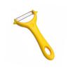 Stainless Steel Melon and Vegetable Peeler with Plastic Handle - Essential Kitchen Gadget