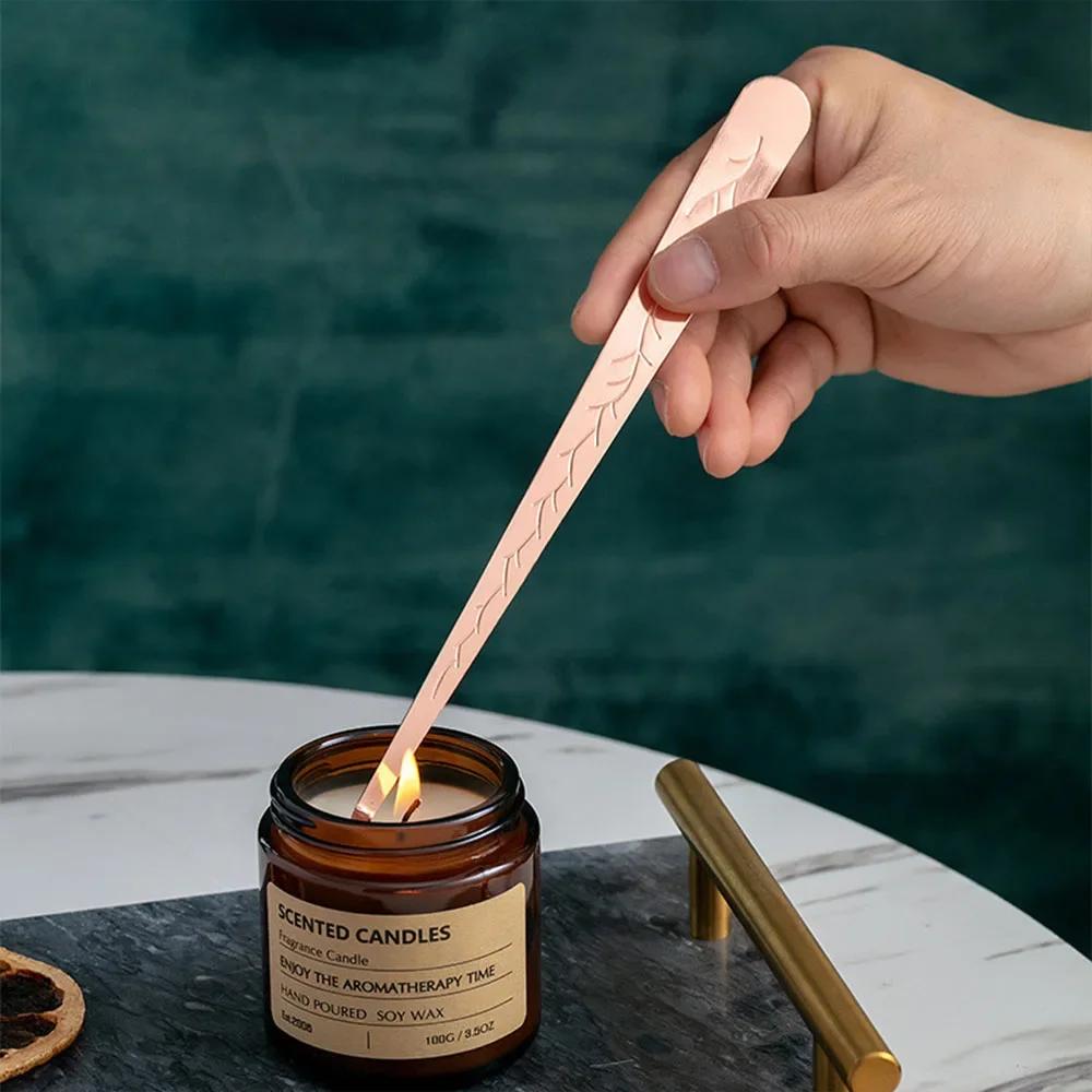 3 in1 Wick Trimmer Snuffer Differ Stainless Steel Candle Accessories Kit with Gift Box Candle Care Set DIY Candle Lover Supplies