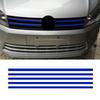 5 Stück Auto Frontklappe Kühlergrill Reflektierender Aufkleber Streifen für VW Golf 6 7 Tiguan Polo GTI Auto Außen Styling Dekoration Zierleiste Aufkleber