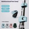 Multi-purpose Lure Fishing Rod Tool Multi-functional Rod Binding Device Rod Binding Clamp Raft Rod Rock Fishing Rod Protective Sleeve and Fixator