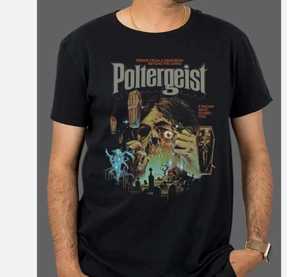 Poltergeist Shirt Classic Horror Movie Vintage Graphic Design T-Shirt Unisex T-Shirt S