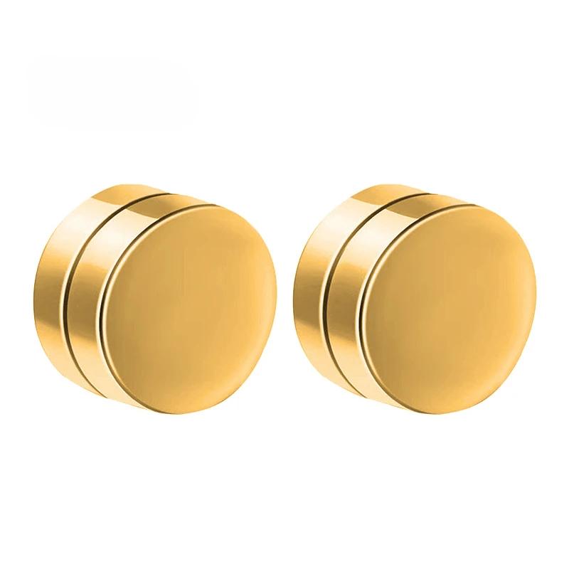 1 Pairs Fake Ear Clip Hoop Earrings for Men Women Stainless Steel Painless Non Piercing Fake Earrings Jewelry Gifts