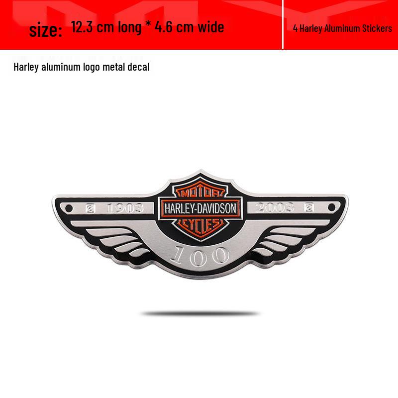 Skull Design Metal Emblems & Stickers for Harley-Davidson Bikes, Motorcycles & Cars: Aluminum Emblems & Stickers for Modifications.