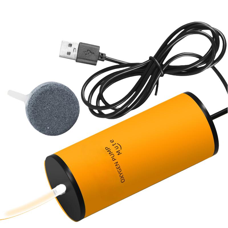 

Супер тихий USB-аэратор для аквариума, насос для подачи воздуха в аквариум с встроенным фильтром для маленьких и средних аквариумов, тихий аэратор для аквариума оранжевый